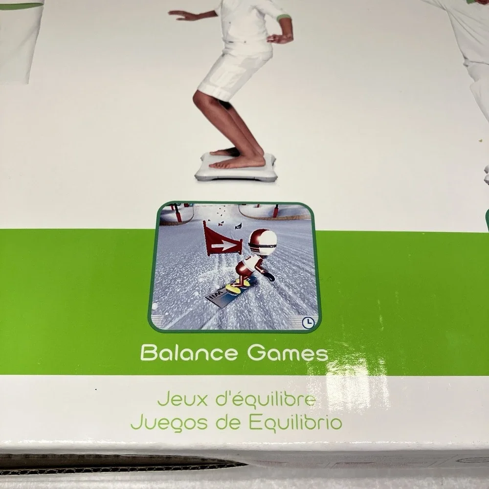 Nintendo Wii Fit Balance Board & Game Bundle Fitness Activity New In Box Sealed